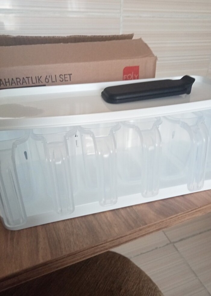 Cube 6li baharatlık seti  - Görsel 2