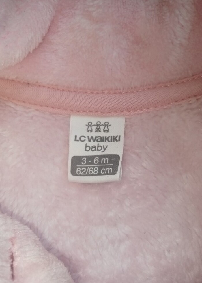 LCW 2 adet kız çocuk peluş mont  - Görsel 3