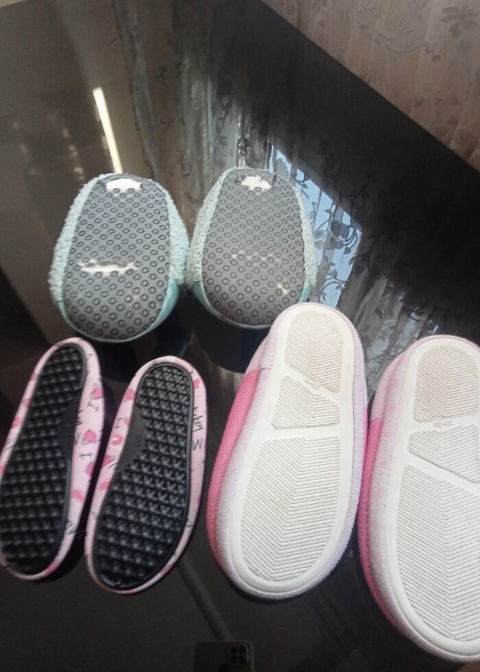 3 adet Disney peluş kiz çocuk ev botu  - Görsel 3