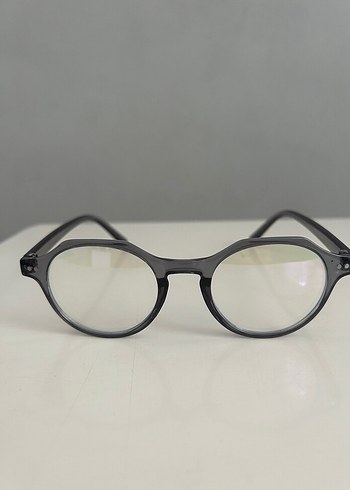 Diğer Şeffaf Gri Minimalist Kadın Gözlüğü