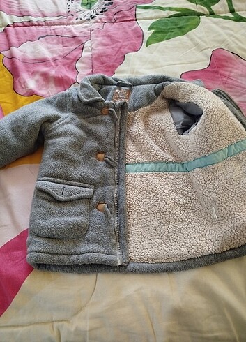 24-36 Ay Beden gri Renk Bebek mont