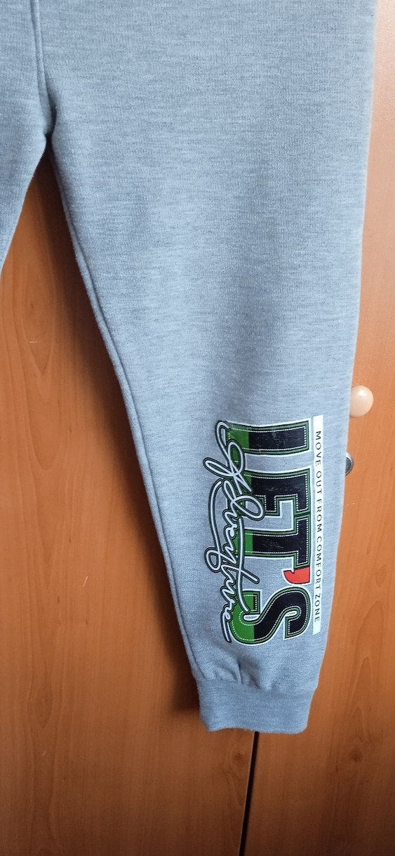 Gri Baskılı   eşofman - Görsel 3