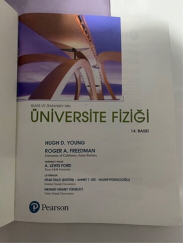  Üniversite Fiziği - Pearson (sıfır)