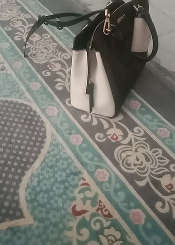 Beden kahverengi Renk Kahverengi Baskılı Deri Kadın Çanta