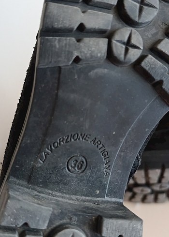 Siyah Süet Bağcıklı Gotik Kadın Bot - Görsel 5