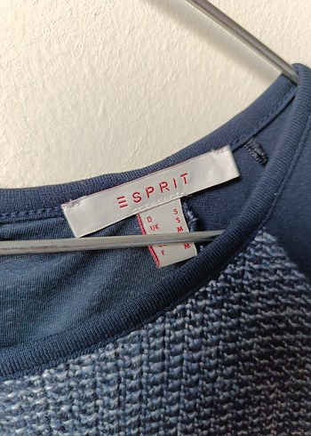 Esprit gri siyah elbise - Görsel 3