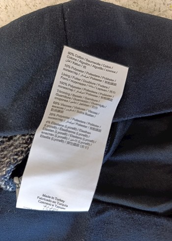 Esprit gri siyah elbise - Görsel 4