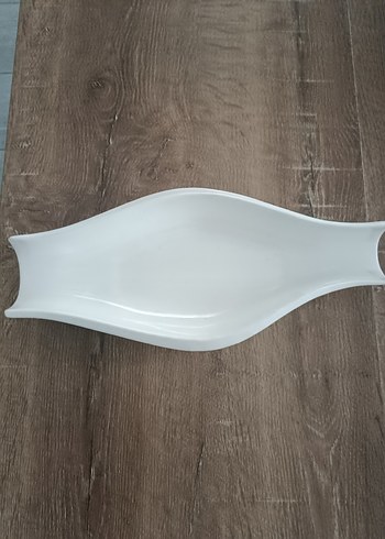 Diğer Beyaz Dalgalı Servis Tabağı 2 adet