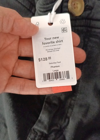 l Beden siyahi Denim Kadın Pantolon