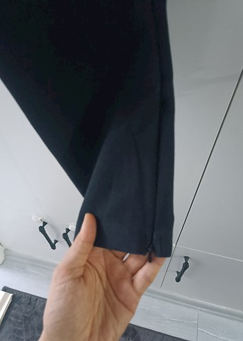 Fermuarlı Siyah Erkek Sweatpant - Görsel 3