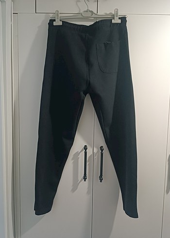 Fermuarlı Siyah Erkek Sweatpant - Görsel 2