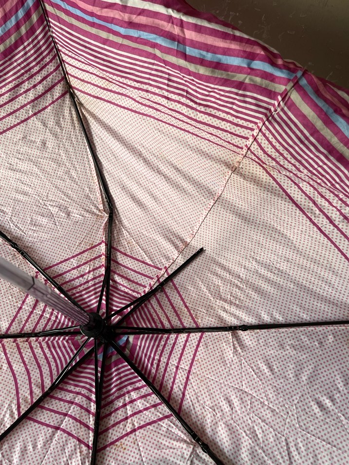 Piliseli Pembe Kadın Şemsiye - Görsel 3