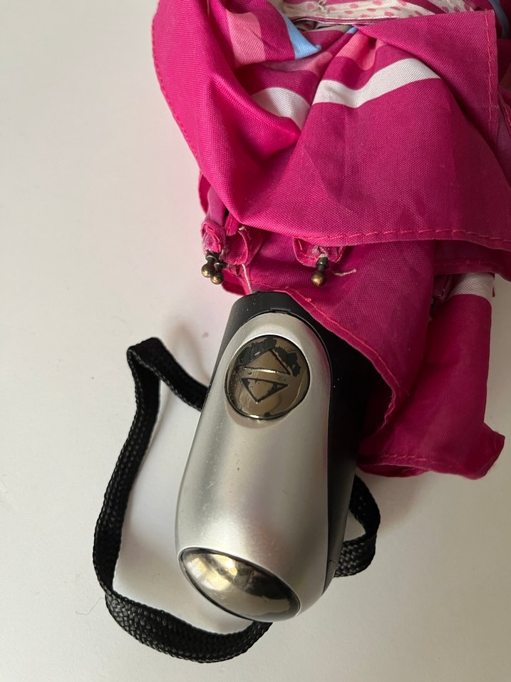 Piliseli Pembe Kadın Şemsiye - Görsel 2