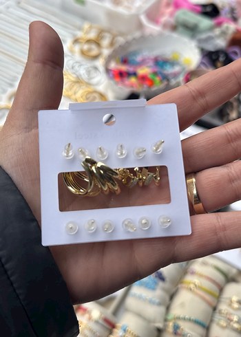 Çelik Küpe Seti - Görsel 2