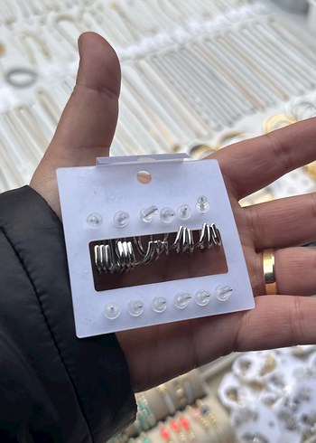 Çelik Küpe Seti - Görsel 2