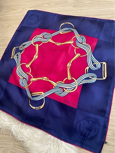 Gucci twill eşarp