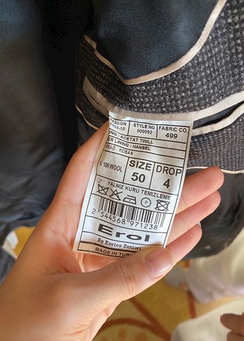 Gri Erkek Ofis Takım Elbise Ceketi - Görsel 4