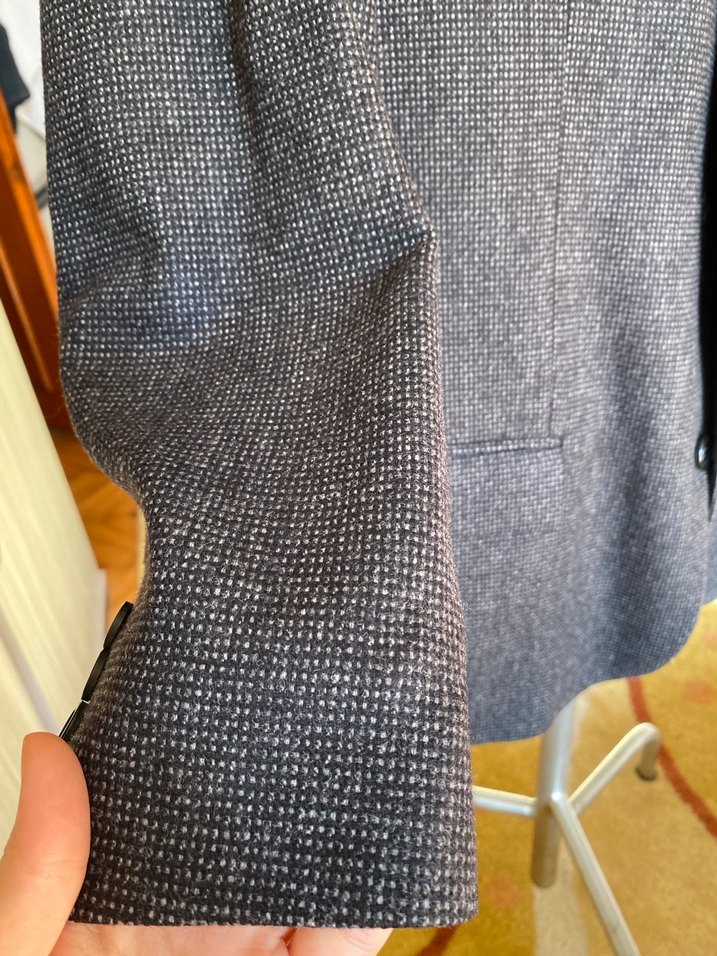 Gri Erkek Ofis Takım Elbise Ceketi - Görsel 2