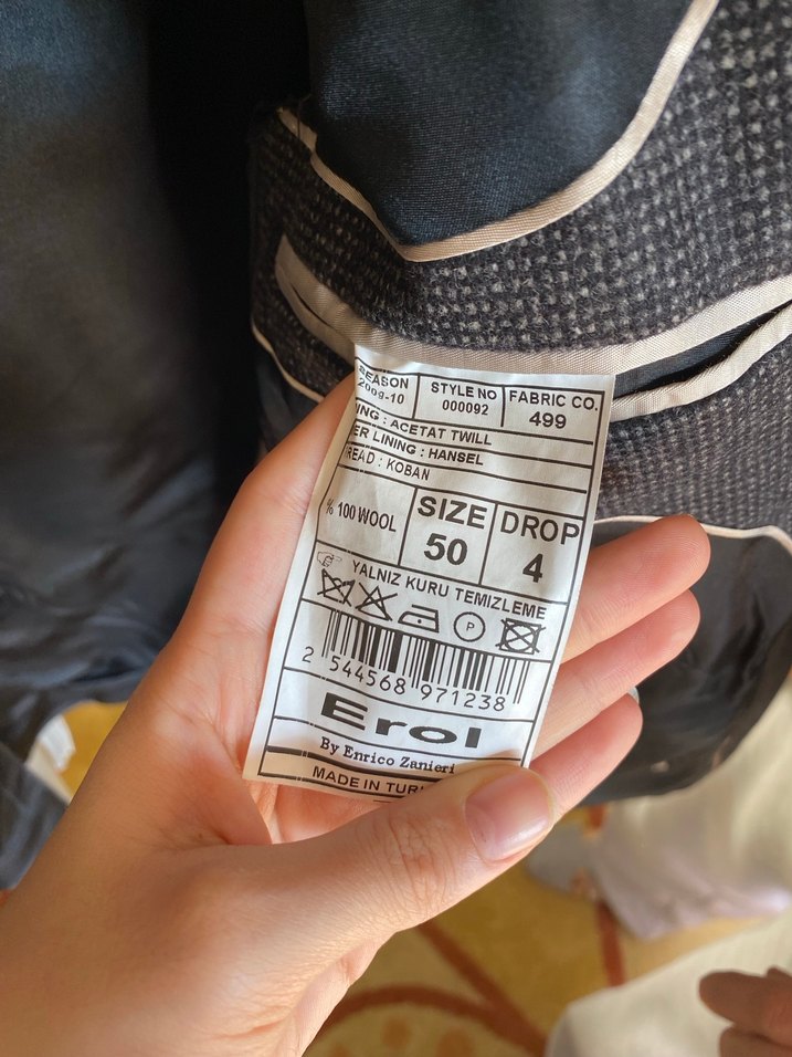 Gri Erkek Ofis Takım Elbise Ceketi - Görsel 4