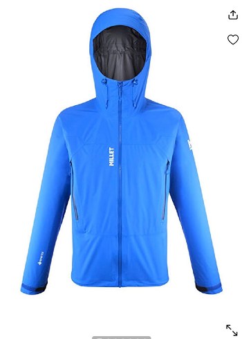 Erkek Mavi Kayak Montu Kapüşonlu - Görsel 2