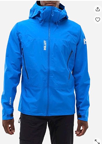 Erkek Mavi Kayak Montu Kapüşonlu - Görsel 4