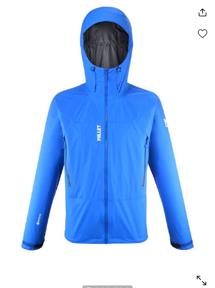 Erkek Mavi Kayak Montu Kapüşonlu - Görsel 2