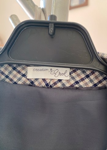 Gri Kareli Düğmeli Erkek Takım Ceketi ve yeleği - Görsel 3