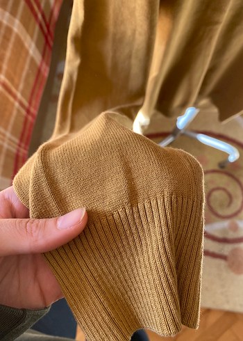 Kahverengi Erkek Boğazlı Triko Kazak - Görsel 2