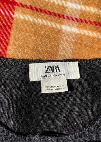 Gri Düğmeli erkek Kazağı - Görsel 2