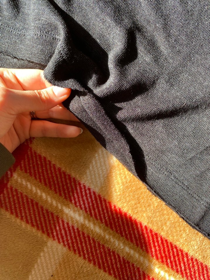 Gri Düğmeli erkek Kazağı - Görsel 3