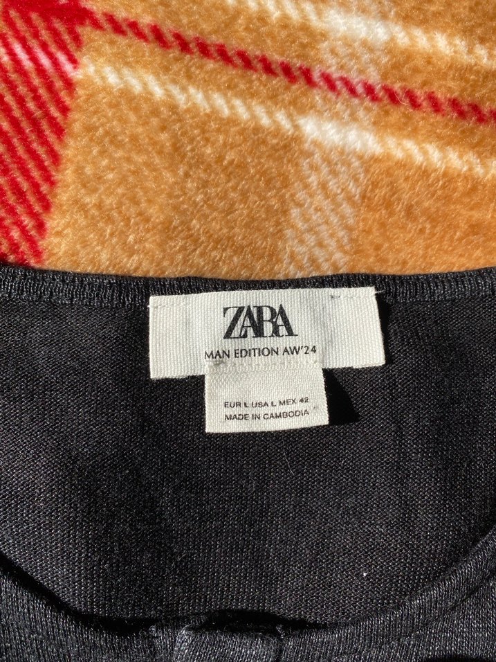 Gri Düğmeli erkek Kazağı - Görsel 2