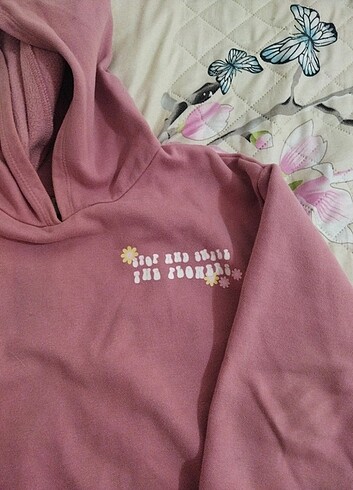 9 Yaş Beden pembe Renk Kız çocuk sweatshirt