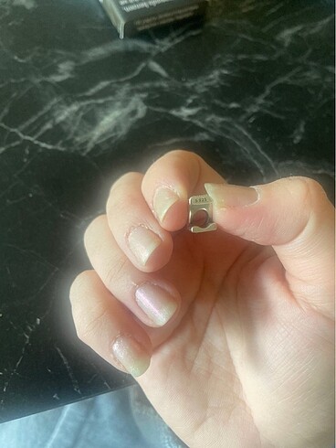  Beden gri Renk Pandora charm