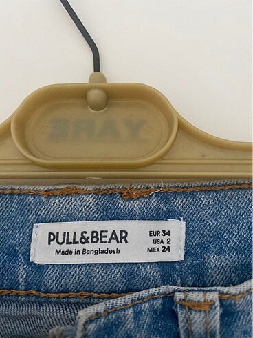 xs Beden mavi Renk Pull and Bear Jeans