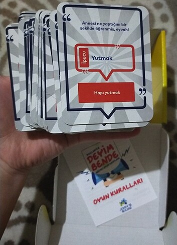  Beden Deyim bende kartları
