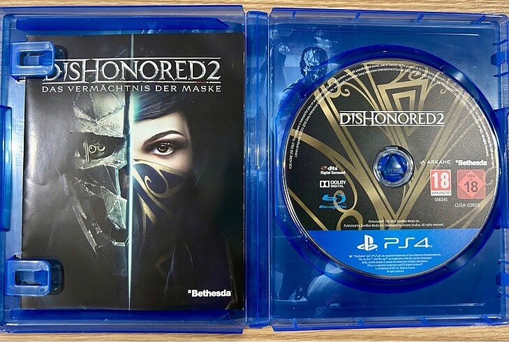  Beden Dishonored 2 Ps4 Oyun