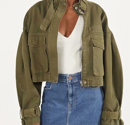 Bershka Haki Ceket