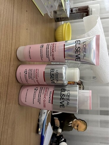 Glycolic gloss elseve saç bakım serisi