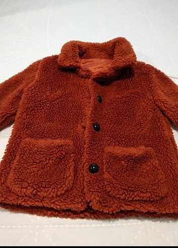 xs Beden Peluş polar mont hırka ceket