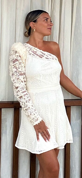 Koton Koton Bride Beyaz Elbise