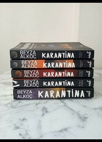 Karantina serisi 5 set kitap