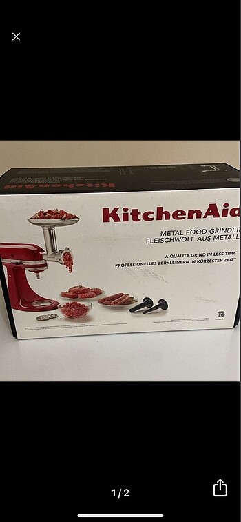 Kitchenaid metal kıyma aparatı