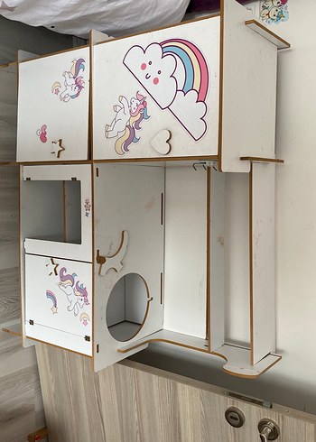 Beyaz Çocuk mutfak
Dolabı Unicorn Motifli - Görsel 2