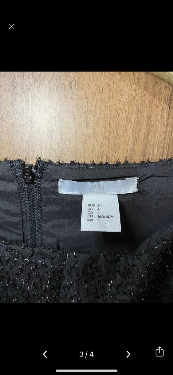 Şık h&m elbise - Görsel 4