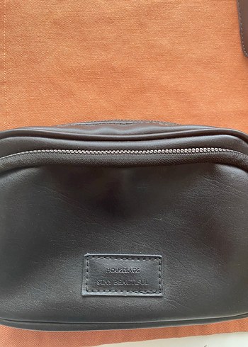 Kahverengi Deri Kadın Çapraz Çanta - Görsel 2