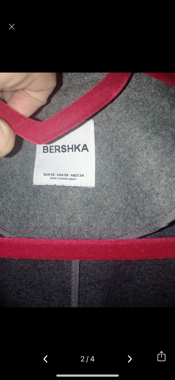 Gri Düğmeli Klasik Kaban - Görsel 2