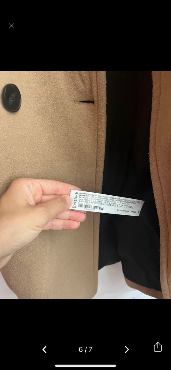 Kuşaklı Bej Kadın Kaban - Görsel 5