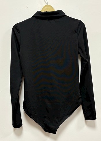 Fermuarlı Siyah Uzun Kollu Kadın Bluz - Görsel 2