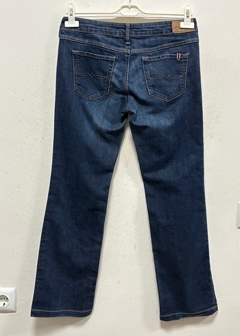 Lacivert Regular Fit Kadın Kot Pantolon - Görsel 2