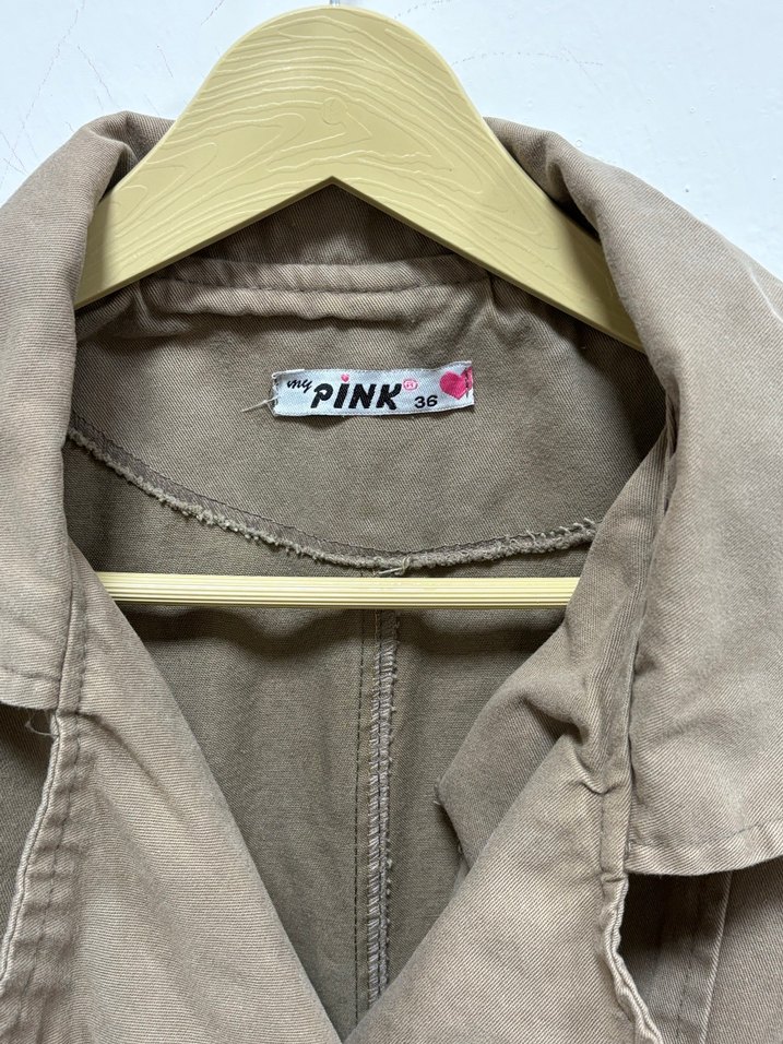 Vinta bej trenckot - Görsel 2